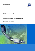 VW - SSP 590_Underbody Petrol Particulate Filter - Self Study Programme 